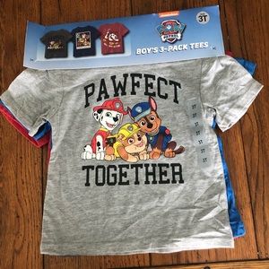 Paw Patrol 3-Pack Tees/Shirts
